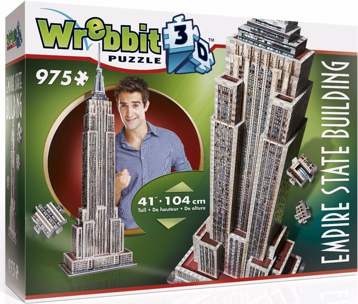 Actual product image Wrebbit 3D Empire State Building (975 pieces)