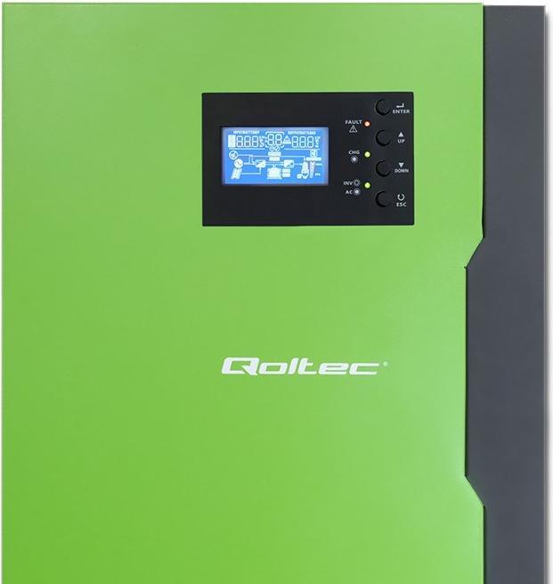 Produktbild Qoltec 53886 Hybrid-Solarwechselrichter