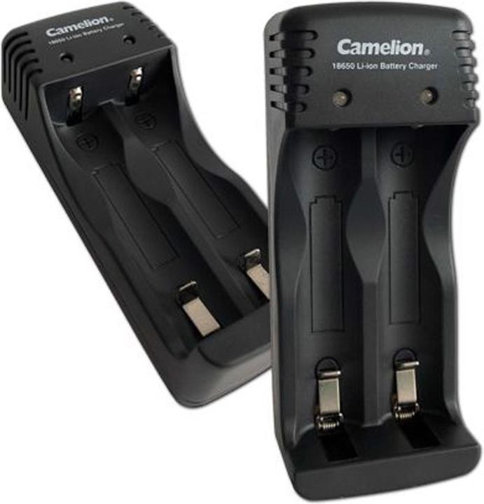 Actual product image Camelion Charger including Micro USB charging cable suitable for 1 or 2 Li-ion battery 18650s (Chargers without battery)