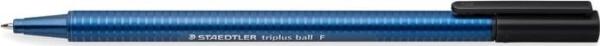 Produktbild Staedtler triplus ball 437 Dreikantiger Kugelschreiber, Einzelprodukt, schwarz, Linienbreite F (Schwarz, 1 x)