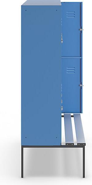 Produktbild Wolf Halbhoher Garderobenschrank mit Sitzbankuntergestell (160 cm, 214 cm)