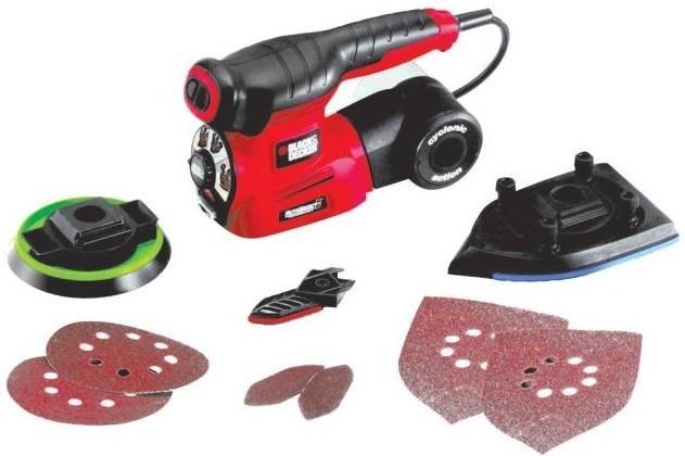 Productafbeelding Black & Decker Autoselect 4-in-1 multi-schuurmachine (Multischuurmachine, 220 W)