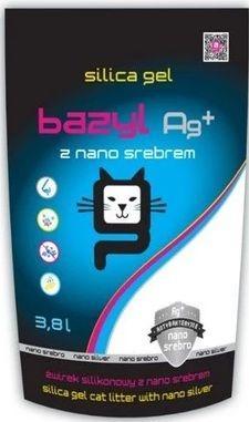 Immagine prodotto Basil Lettiera per gatti Celpap Ag+ Silica Gel Natural 3,8 litri
