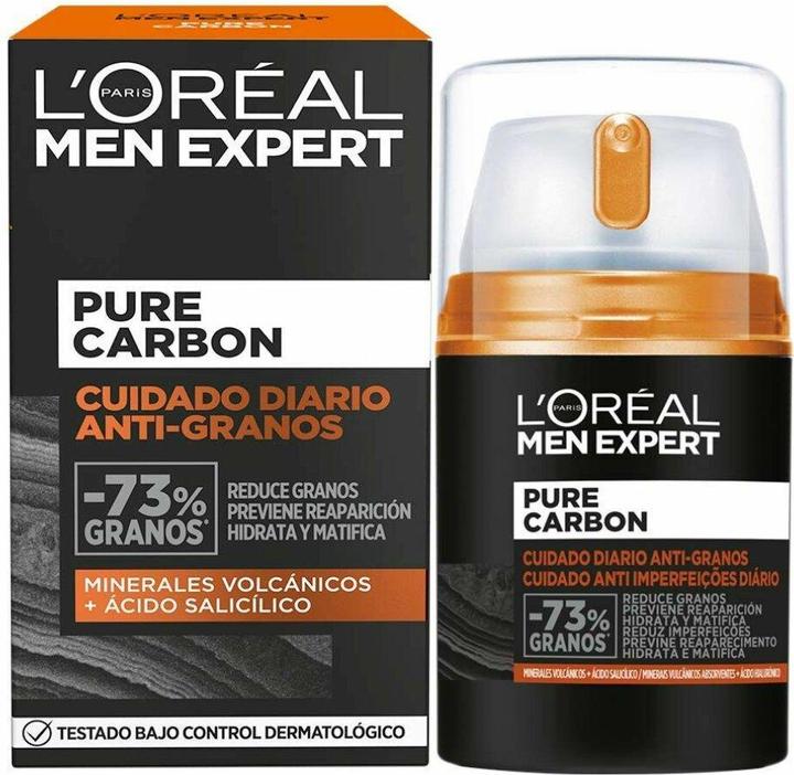 Produktbild L'Oréal Paris MEN EXPERT reine Holzkohle cuidado diario antigranos 50 ml (50 ml)