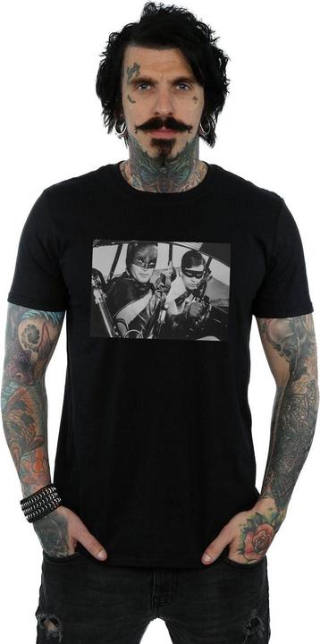 Actual product image Mens Batman TV Series Ready For Action T-Shirt (L)