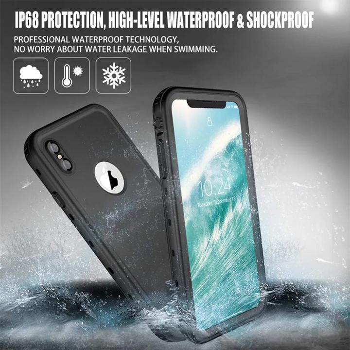Produktbild Redpepper Apple iPhone Xs Max - IP68 Dot+ Series Wasserdichtes Outdoor Case, schwarz (Apple iPhone XS Max)