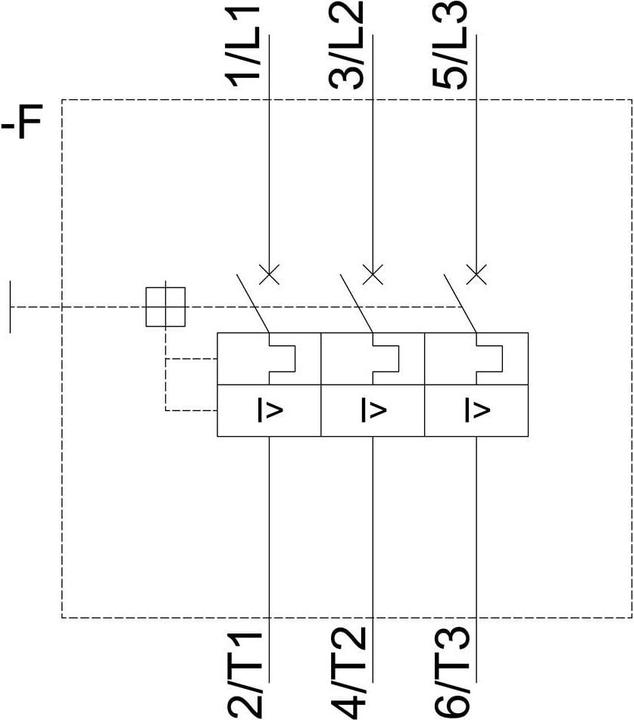 Actual product image Siemens Circuit breaker for motor protection 0.8A