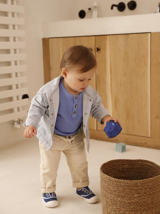 Actual product image Vertbaudet Baby Hose mit Dehnbund und Zierknöpfen (92)