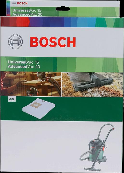Actual product image Bosch Zubehör Sac à poussière AdvancedVac 20 + Vac universel 15 (4 x)