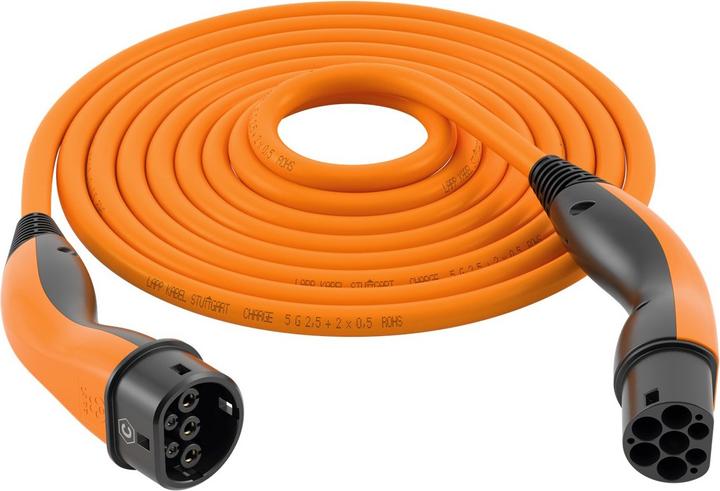 Immagine prodotto Lapp Mobility EV-TYP2 Ladekabel HELIX 1-phasig (Tipo 2, 7.40 kW, 32 A, 5 m)