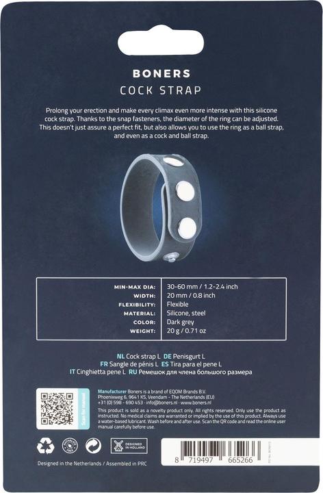 Actual product image Boners Cock Strap L (5.50 cm)
