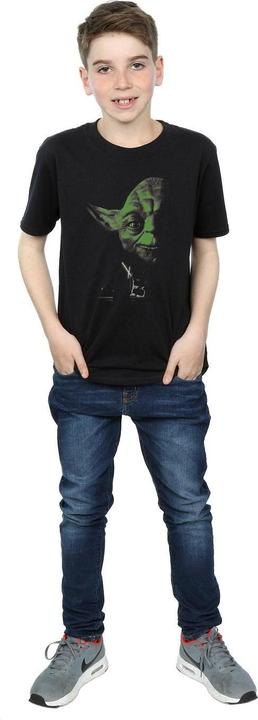 Immagine prodotto Star Wars Yoda Green Face Maglietta Ragazzi (140, 146)