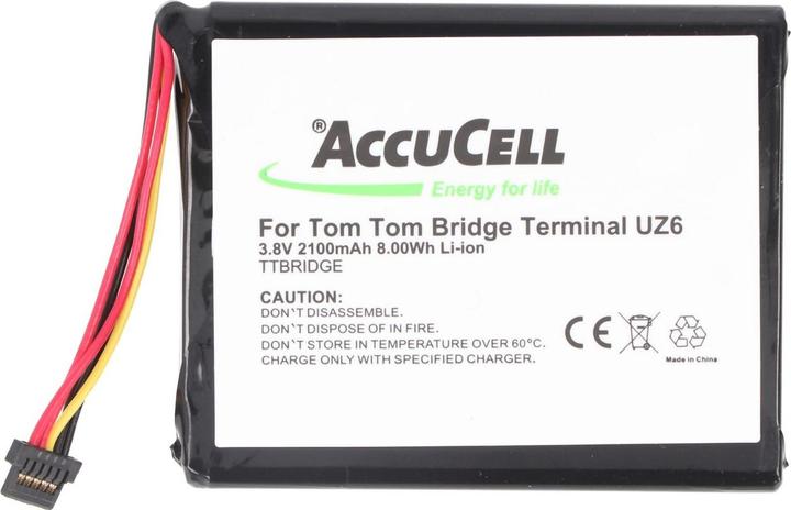 Produktbild AccuCell Akku TomTom Bridge, UZ6 1CP515161HR, Webfleet PRO 8270 und 8275