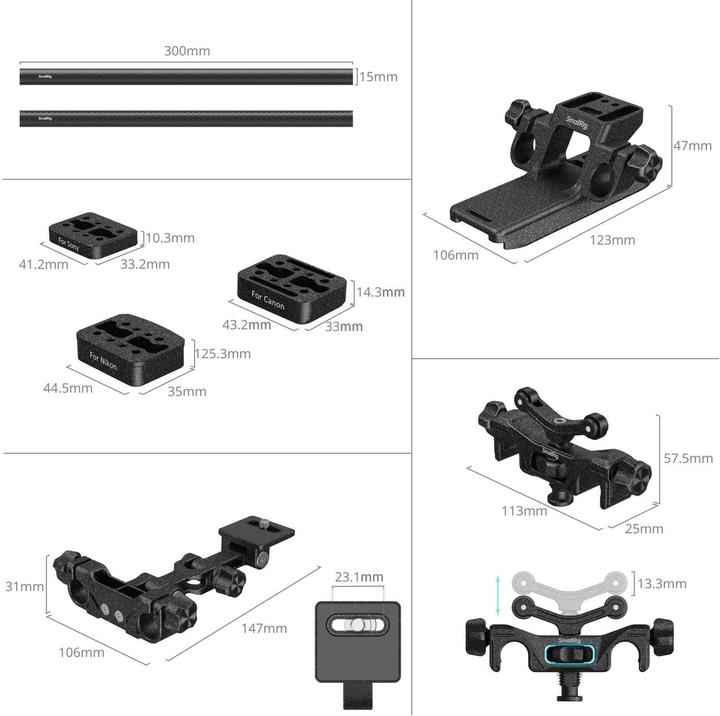 Actual product image SmallRig 4429 Wildlife Photography Kit (501PL) (Cage accessories)