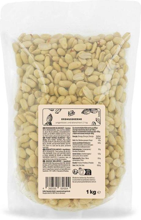 Immagine prodotto KoRo Noccioli di arachidi sbollentati e non tostati (1000 g)