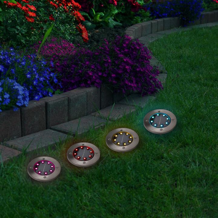 Produktbild Out of the blue LED-Garten-Bodenleuchten, 4er-Set (IP44)