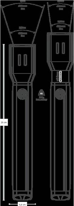Immagine prodotto Abus Torcia TL525 (26 cm, 500 lm)