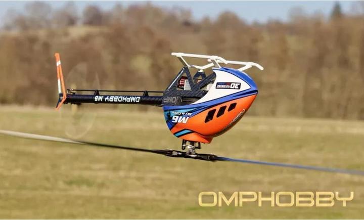 Produktbild OMP Hobby Helikopter M6 Cosmic-Orange Bausatz und Rotorblätter