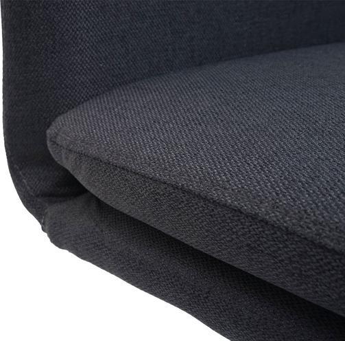 Image du produit Swisshandel24 2x chaise de salle à manger HWC-H70, chaise de cuisine à piétement luge, tissu/textile, inox brossé