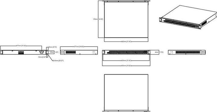 Image du produit Axis D8248 COMMUTATEUR POE++ ADMINISTRABLE (52 Ports)