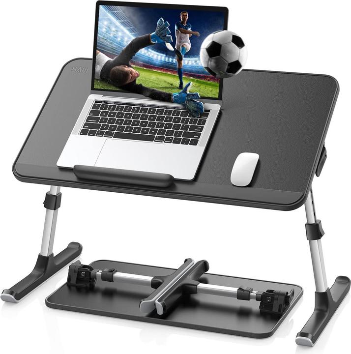 Image du produit Saiji Table d'ordinateur portable pour le lit, noir 52*30cm