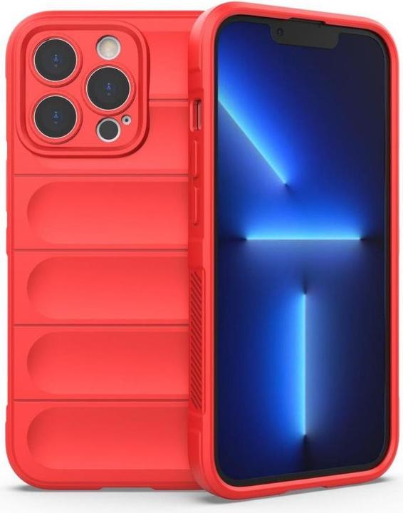 Actual product image Hurtel Magic Shield Case for iPhone 13 Pro Max flexible armoured cover red (Apple iPhone 13 Pro Max)