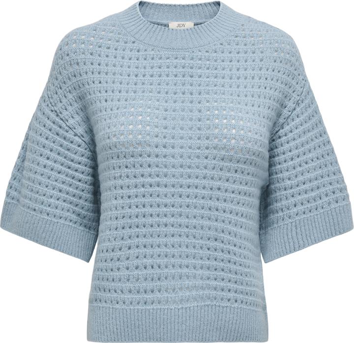 Produktbild JdY Knit Fit Rundhals Gerippte Ärmelbündchen Tief angesetzte Schulter Pullover Strickpullover (M)