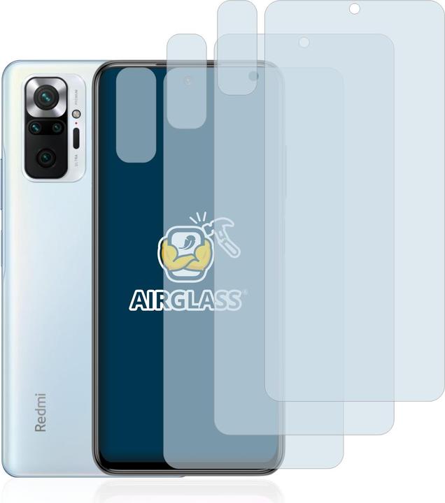 Image du produit BROTECT AirGlass Verre (3 pièce(s), Xiaomi Redmi Note 10 Pro)