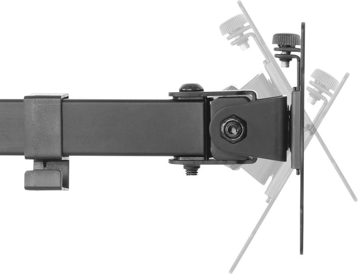 Produktbild Manhattan Tischhalterung Monitorarm für zwei Displays 33 813 (Tisch, 32")
