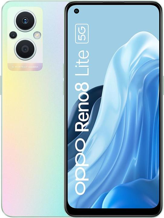 OPPO Reno 8 Lite (128 Go, Spectre arc-en-ciel, 6.43", Double SIM, 64 Mpx, 5G)