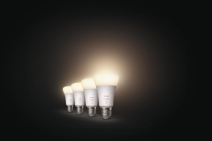 Immagine prodotto Philips Hue Tonalità di bianco (E27, 9 W, 806 lm, 4 x, F)