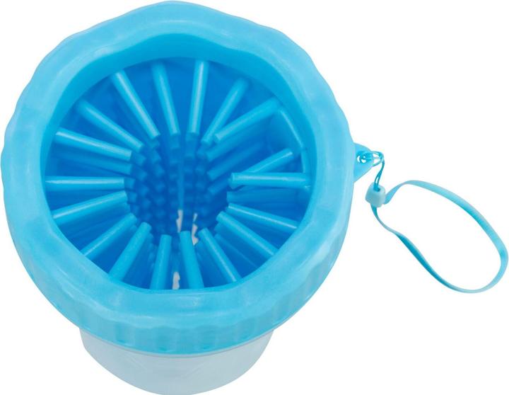 Image du produit Trixie Cure-pattes, M-L, silicone/PP, bleu (Chien)