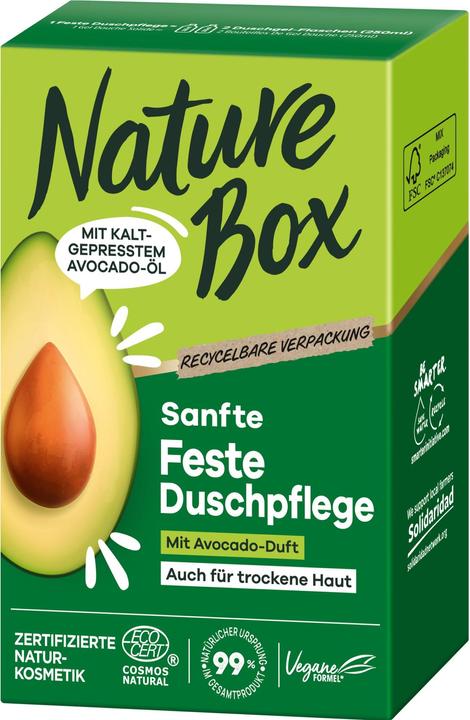 Actual product image Nature Box Gentle Solid Shower Care