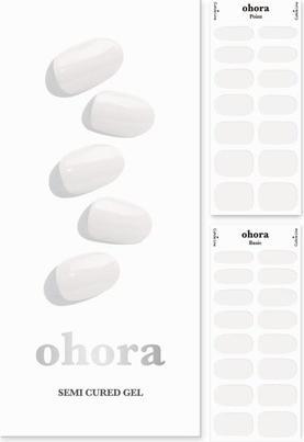 Image du produit Ohora Les bandes de gel semi-durci fonctionnent avec n'importe quelle lampe à ongles Qualité salon Longue (N Blanc propre)