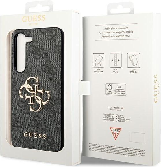 Immagine prodotto Guess Custodia 4G Metal Logo per Samsung Galaxy S23+ - grigio (Samsung Galaxy S23+)