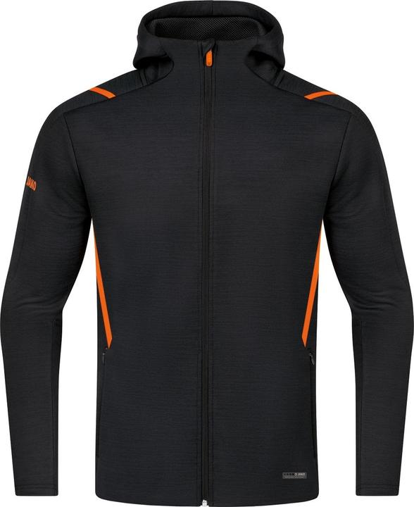 Neonorange, schwarzmeliert