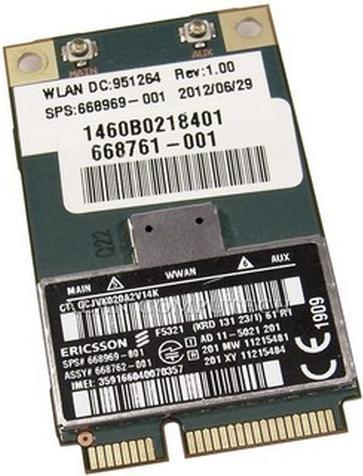 Actual product image HP H4X00AA 3G WWAN Module (Mini PCI Express)