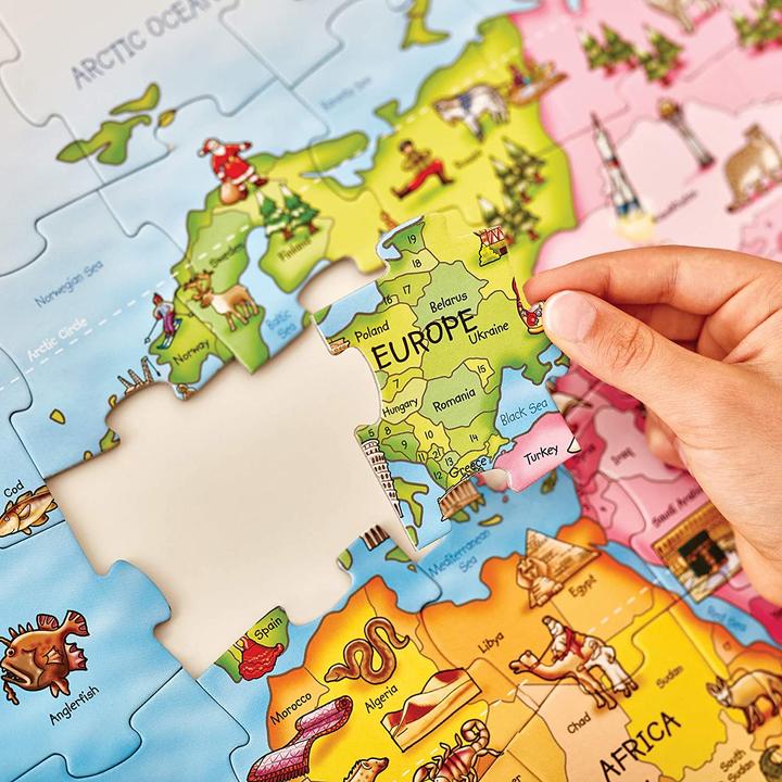 Immagine prodotto Orchard World Map Puzzle & Poster