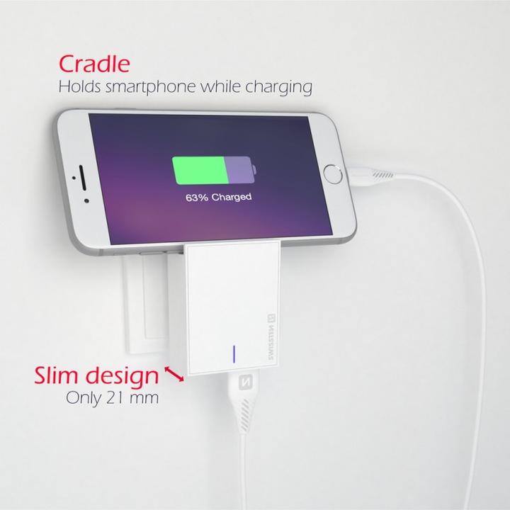 Immagine prodotto Swissten Caricabatterie da viaggio Smart IC (15 W)