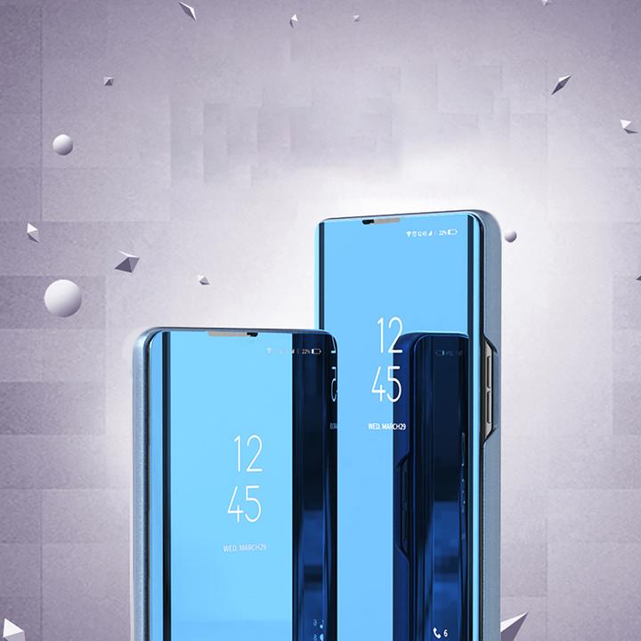 Produktbild Hurtel Back panel cover Clear View Case for Samsung Galaxy A56 Cover with Flip - Blue (Samsung Galaxy A56)