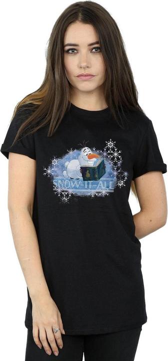 Immagine prodotto Disney Frozen 2 Olaf Snow It All Maglietta Ampia Donna (L)