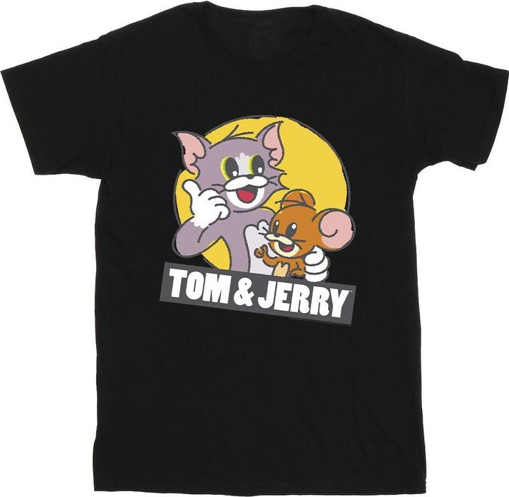 Immagine prodotto Tom & Jerry Sketch Logo Maglietta Ragazze (152, 158)