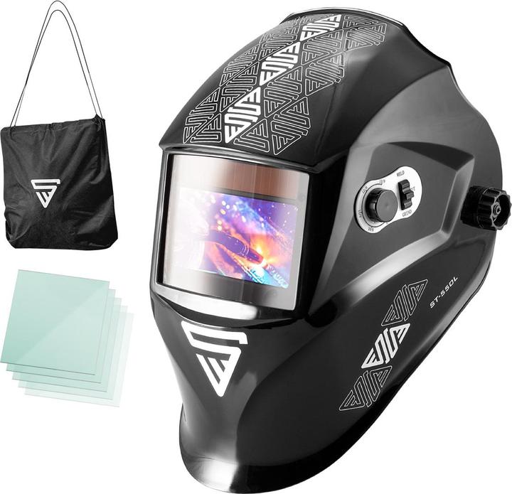 Actual product image Stahlwerk Fully automatic welding helmet ST-550L REAL COLOUR with 3 in 1 function
