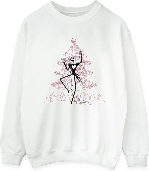 Produktbild Disney The Nightmare Before Christmas Tree Pink Sweatshirt (S)