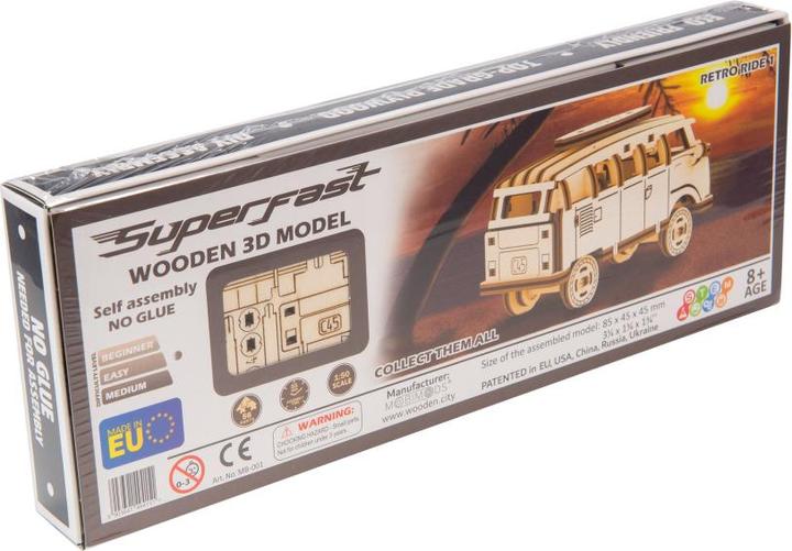 Actual product image WoodenCity Hippie Retro Bus