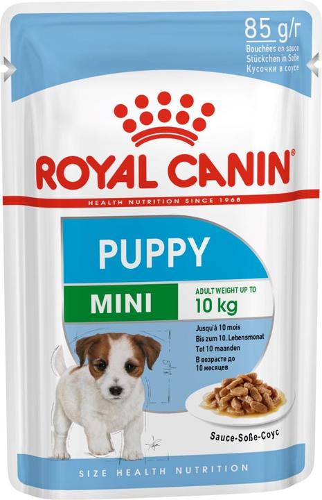 Produktbild Royal Canin Mini Puppy in Sauce (Welpe + Kitten, 1 Stk., 85 g)