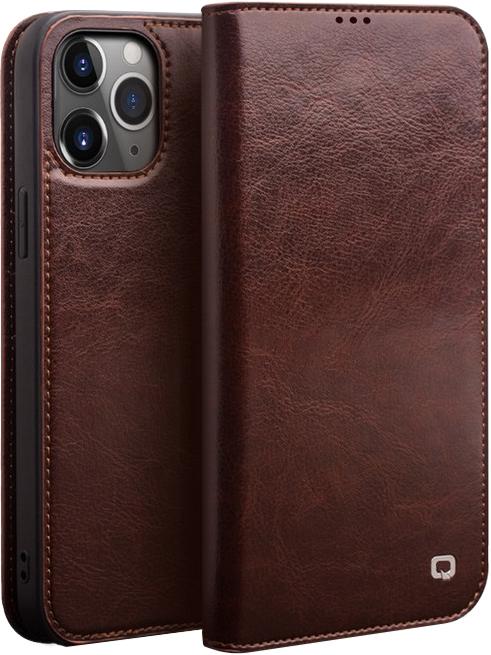 Image du produit QiAlino Fourre Flip cuir véritable (Apple iPhone 12 mini)