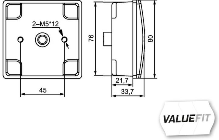 Actual product image Hella LED tail light VALUEFIT 2SB 357 029-111