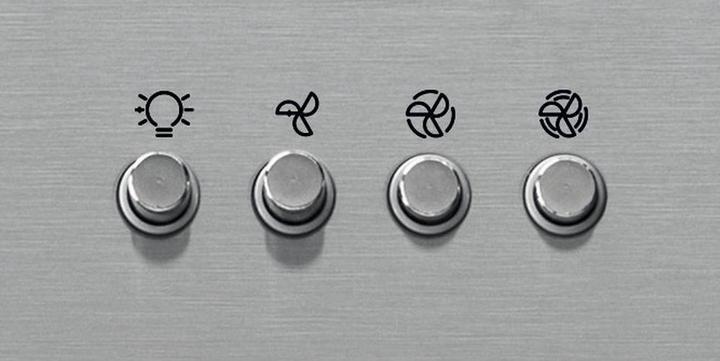 Image du produit Whirlpool AKR 559/3 IX Montage mural en acier inoxydable ³/h D (Hotte murale)