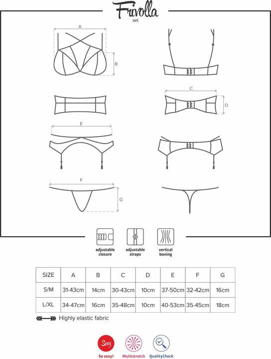 Produktbild Obsessive Frivolla (S, M)